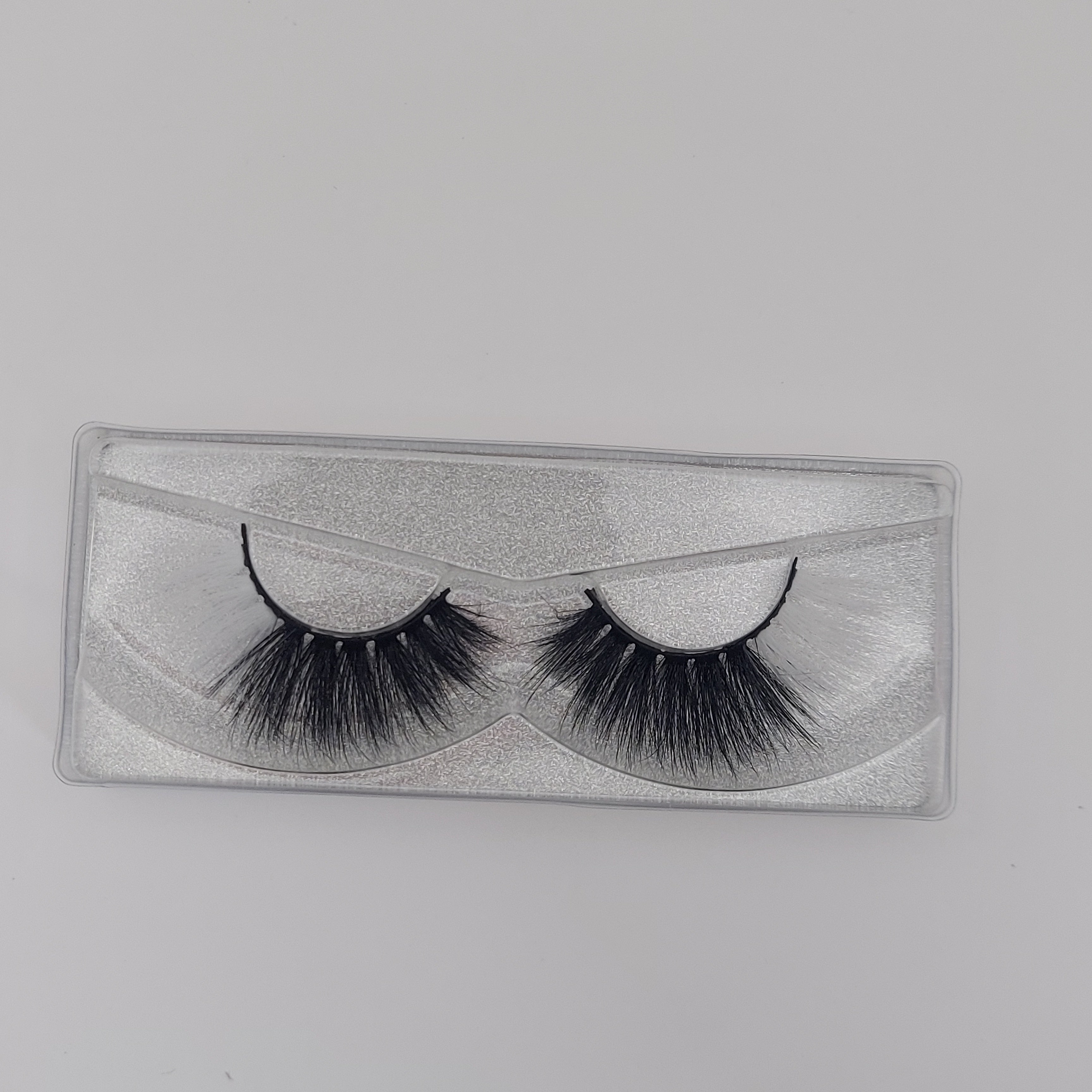 Colored Faux Mink Strip Lashes - White