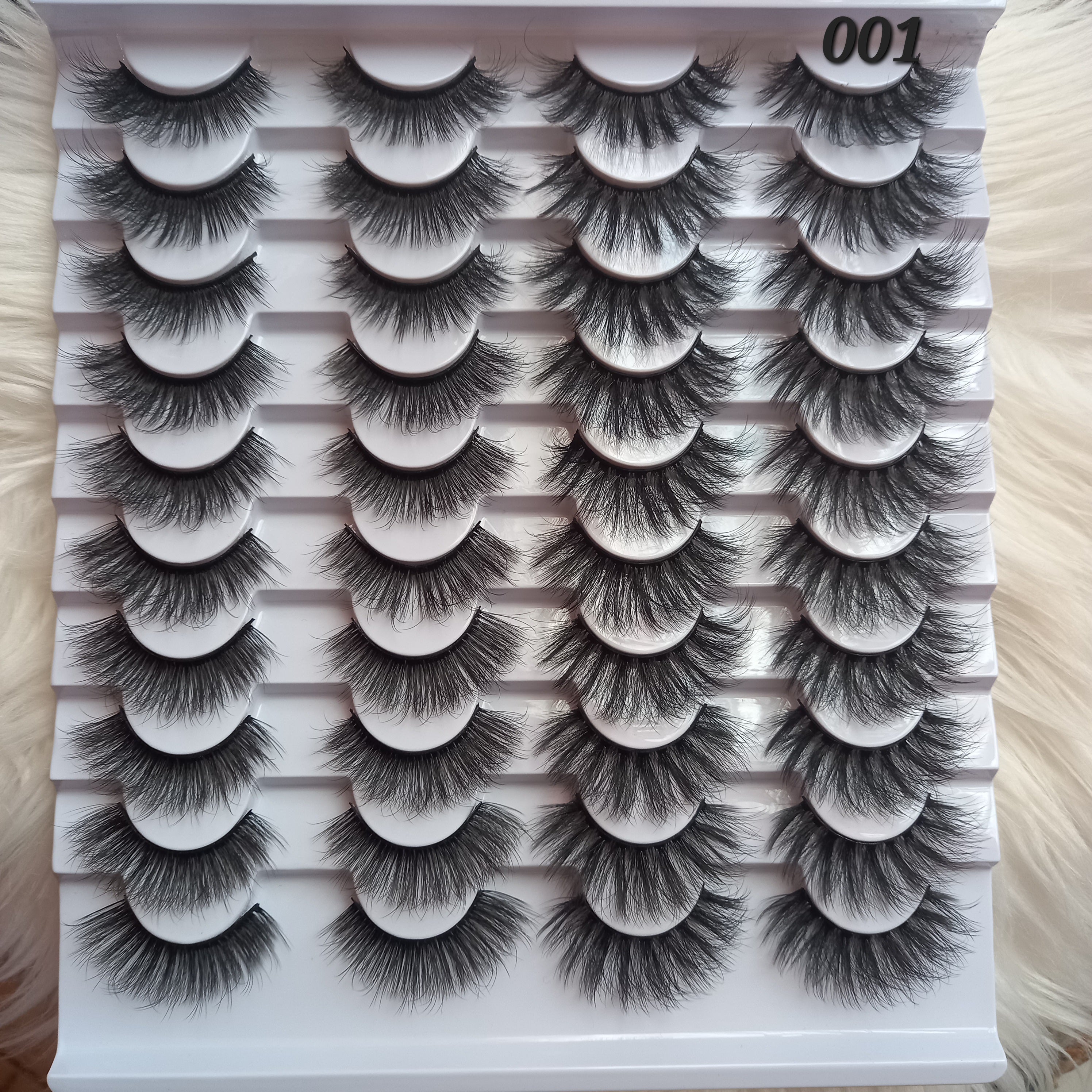 20 Pair Eyelash Pack - 001