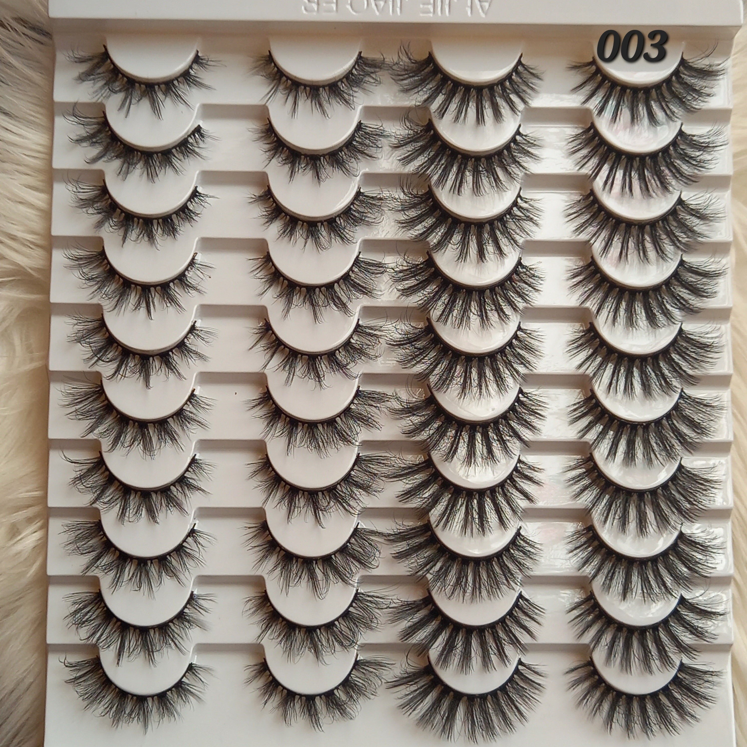 20 Pair Eyelash Pack - 003