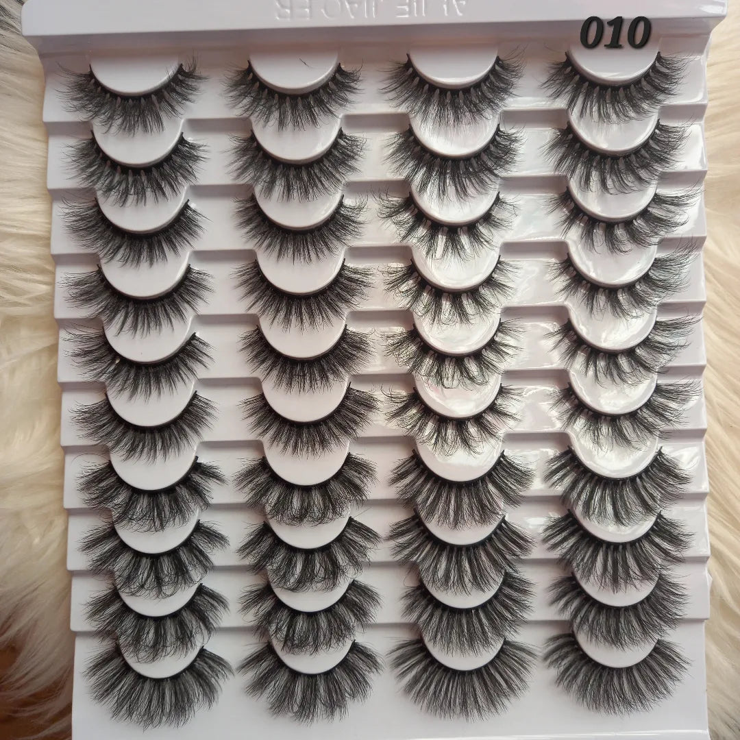 20 Pair Eyelash Pack - 010