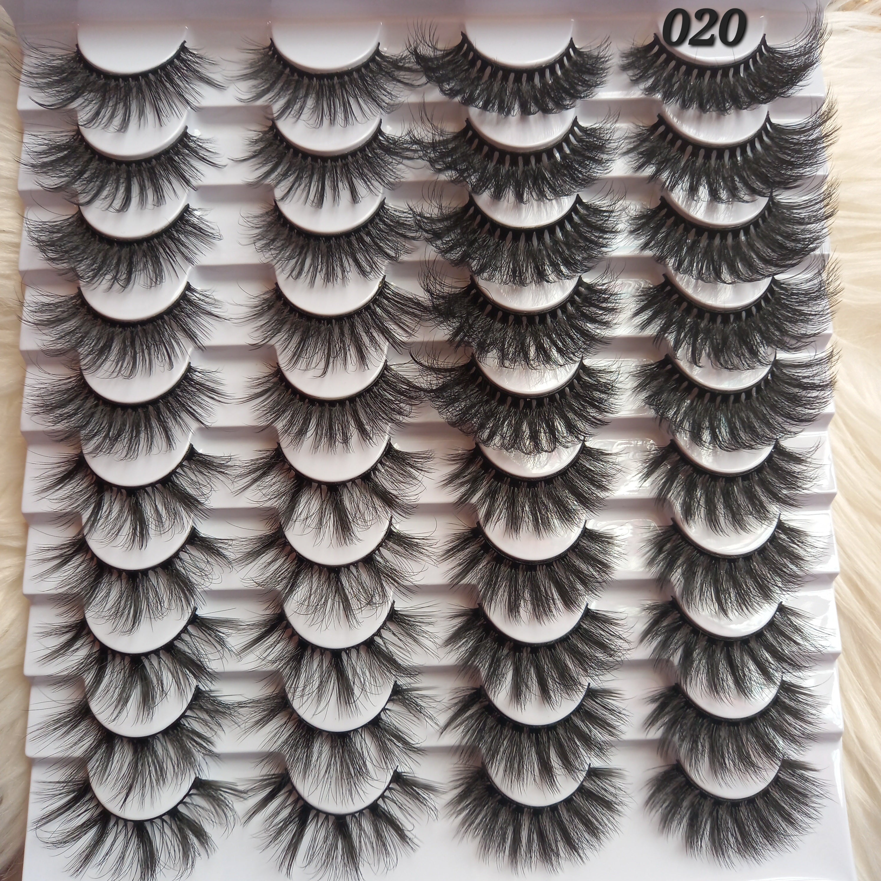 20 Pair Eyelash Pack - 020