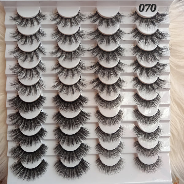 20 Pair Eyelash Pack - 070