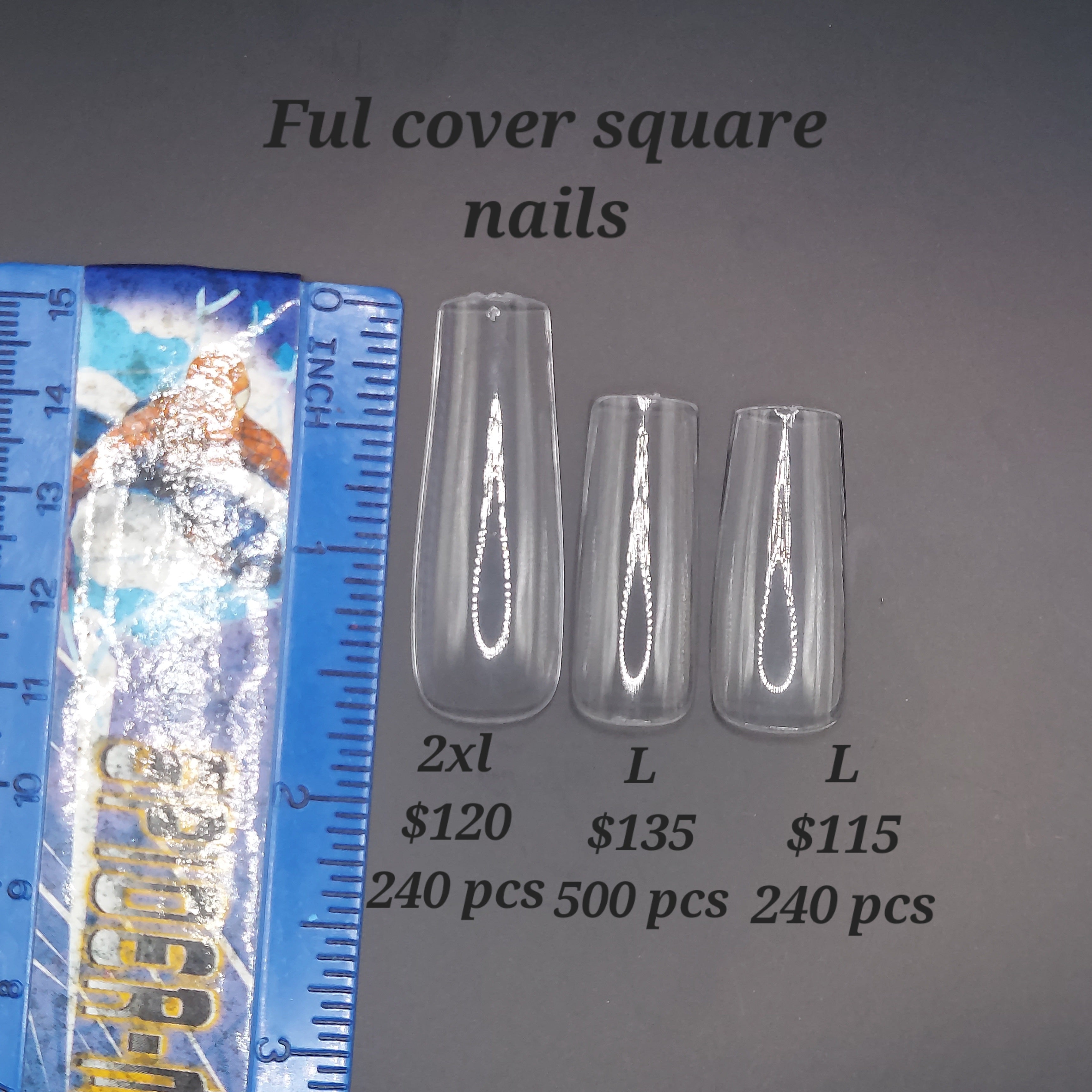 Square Nail tips (full cover)