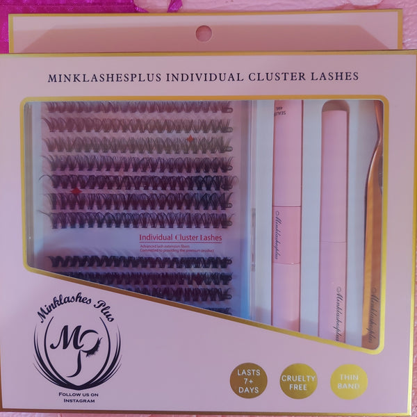 Minklashesplus complete cluster  kit