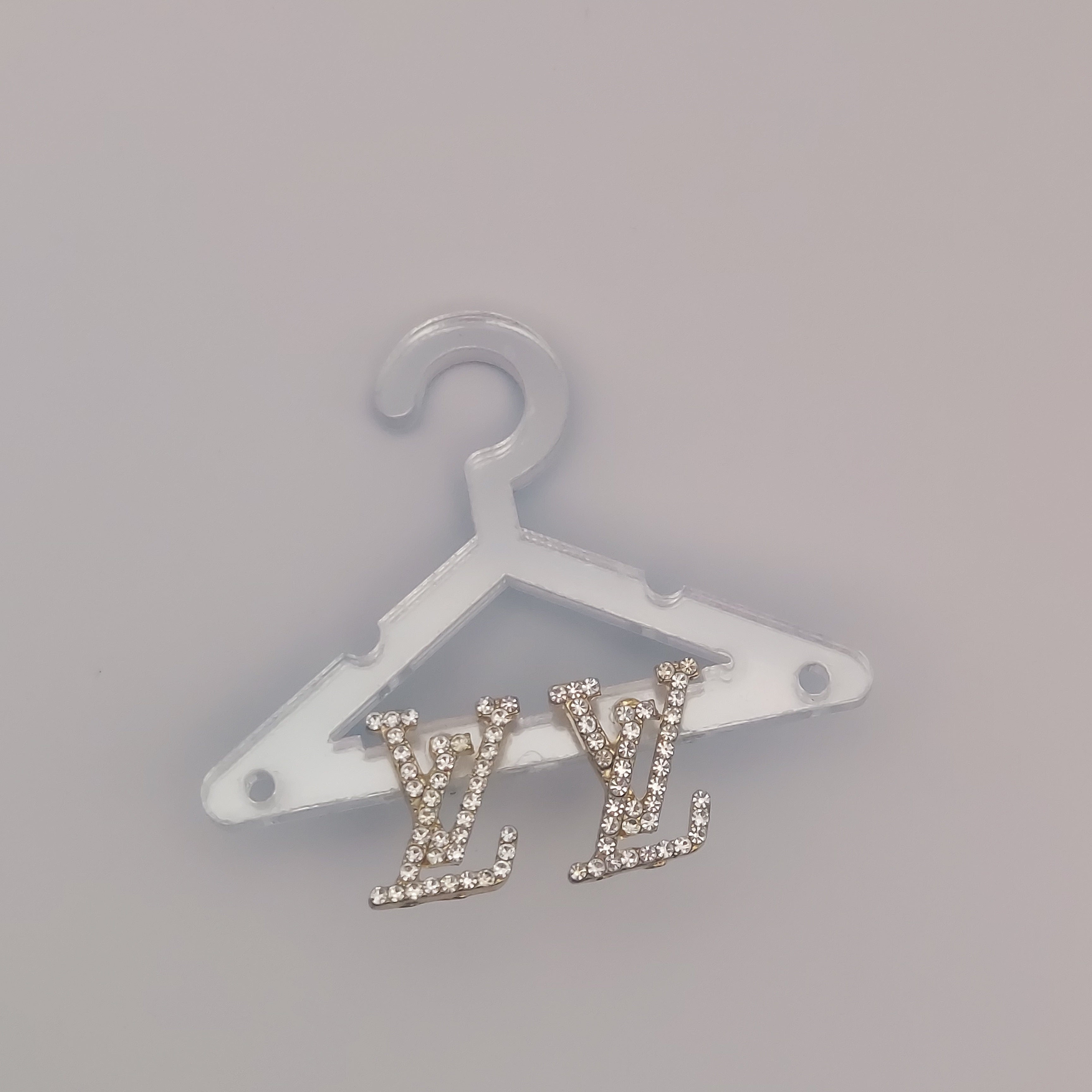 LV inspired earrings