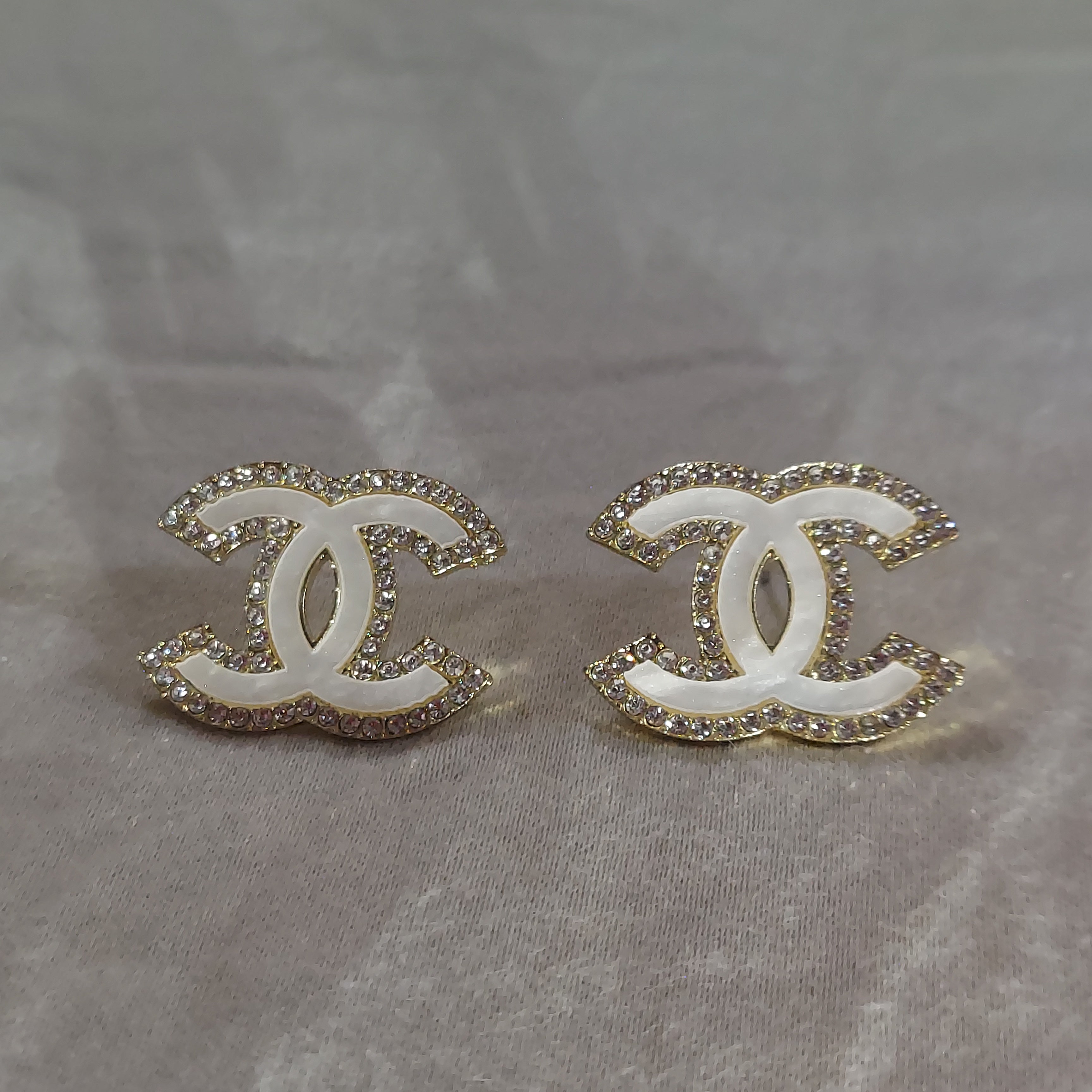 Chanel inspired earrings