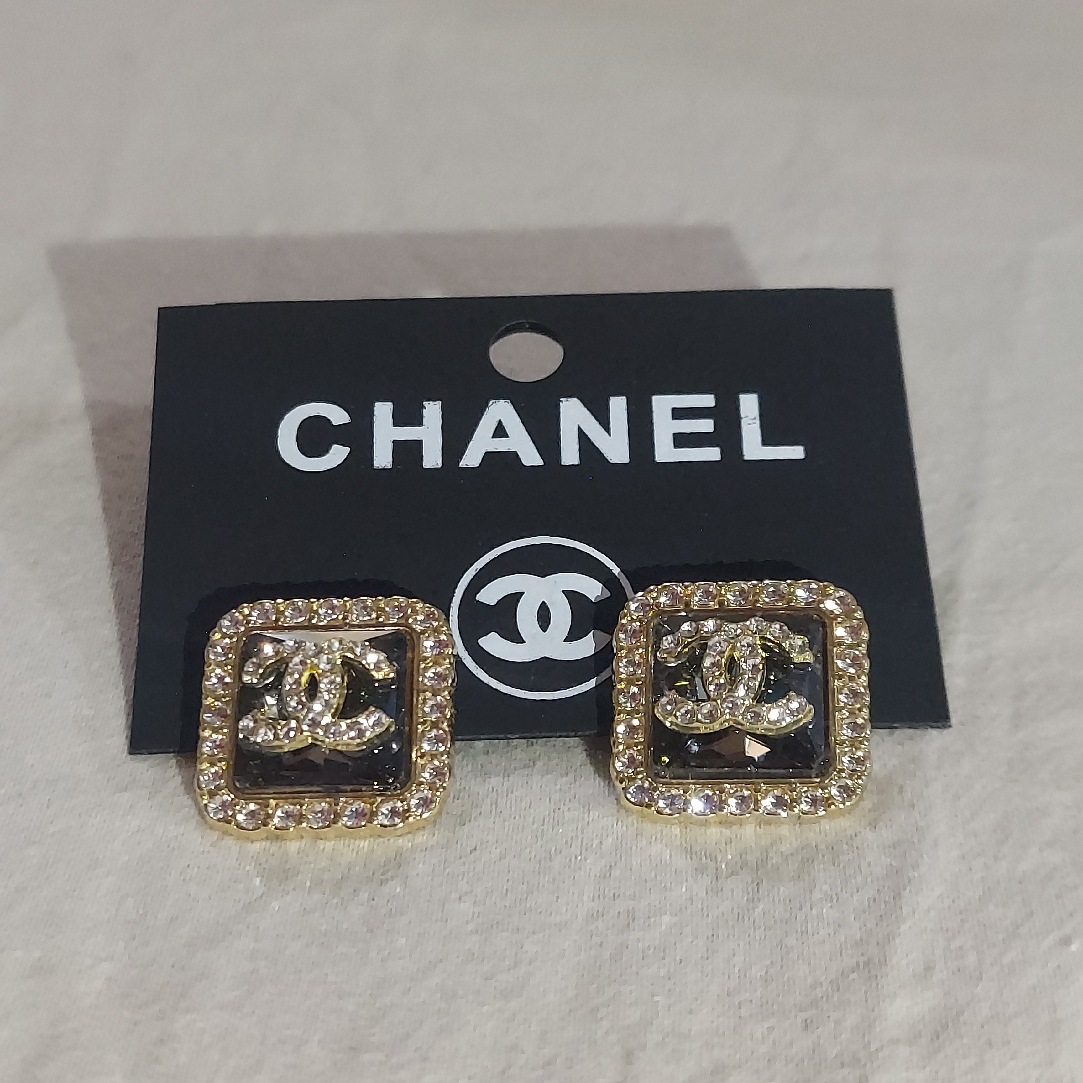 Chanel inspired earrings