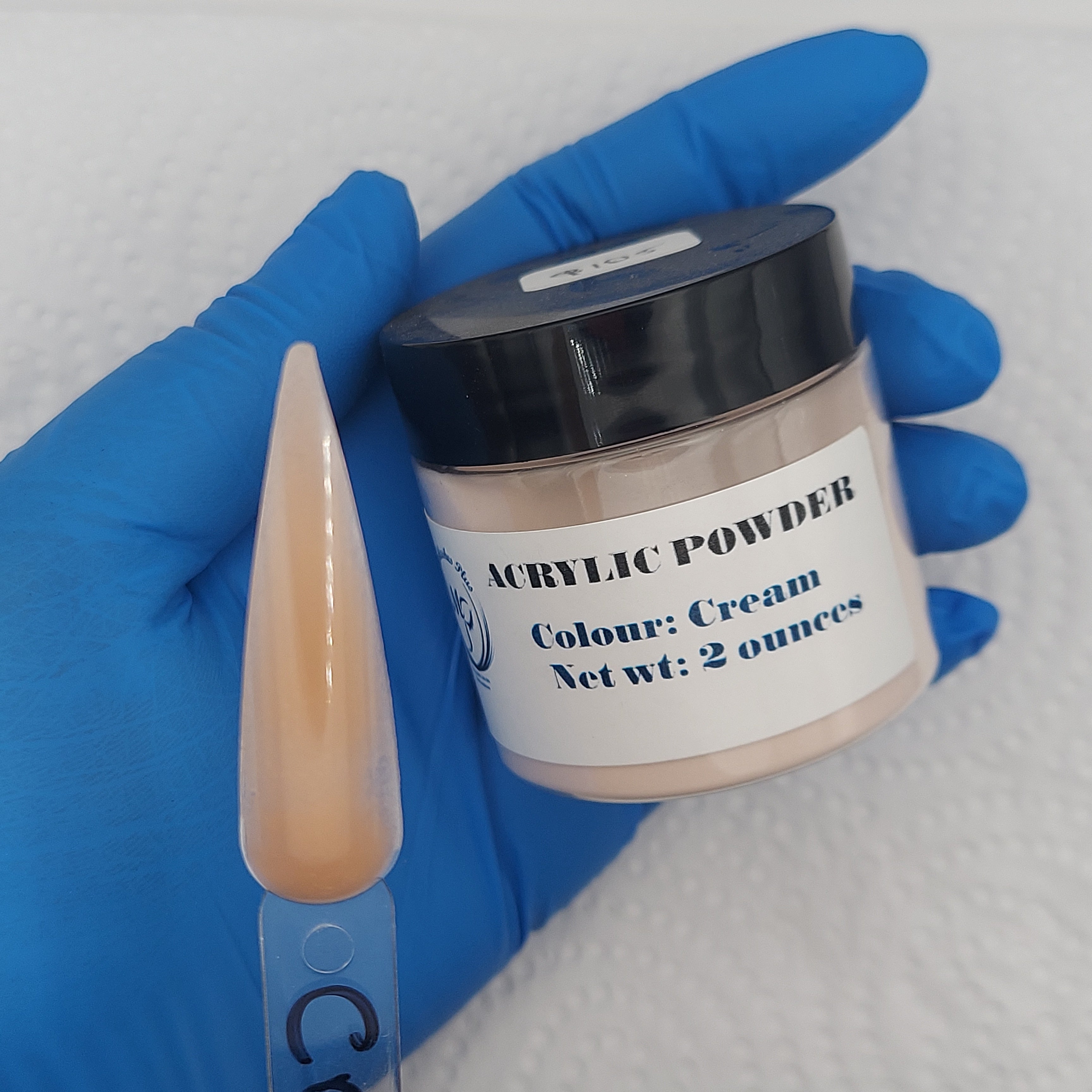 Cream acrylic powder by Minklashesplus