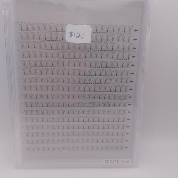 Individual eyelashes/pre-made 5D fans