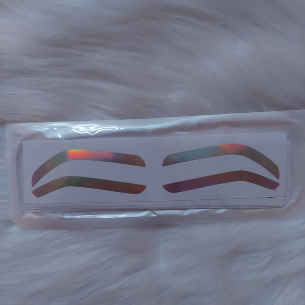Disposable eyebrow sticker