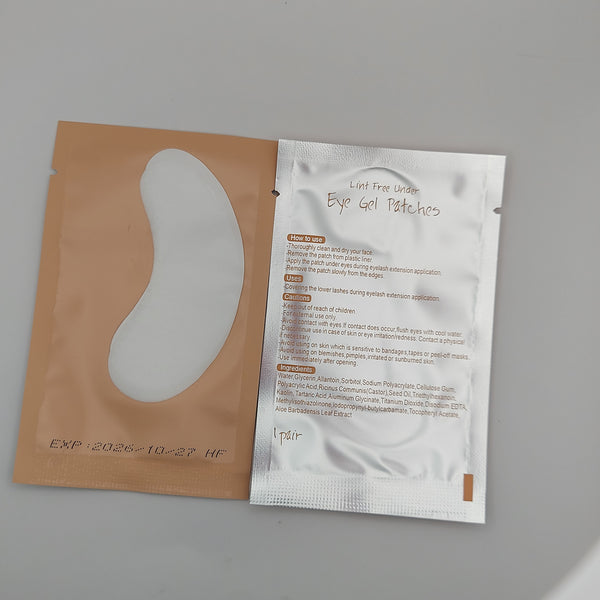 Lint free gel eye patch