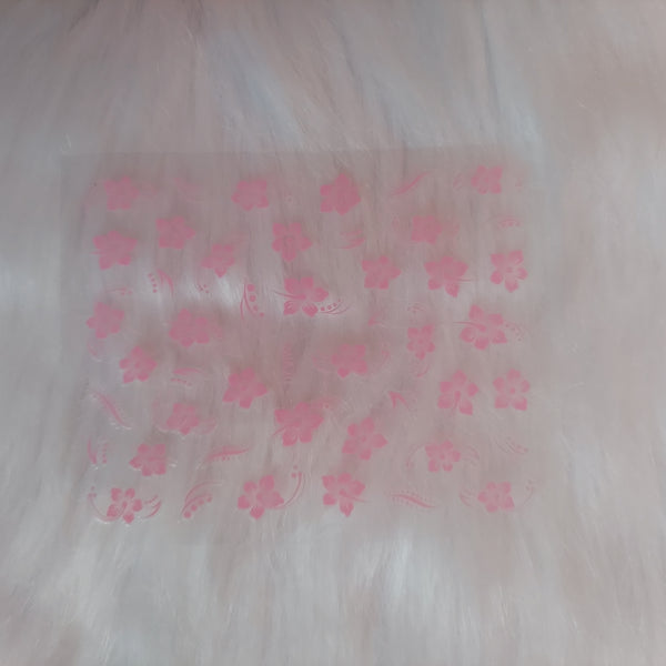 Flower sticker for nails