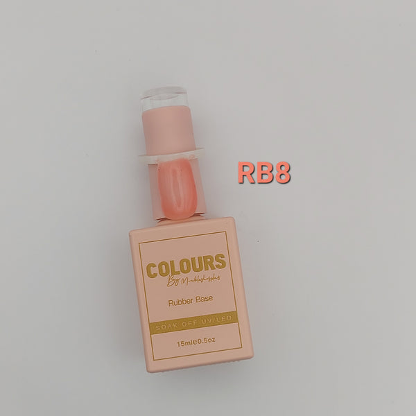 Rubber base gel polish (color may vary because of lighting)