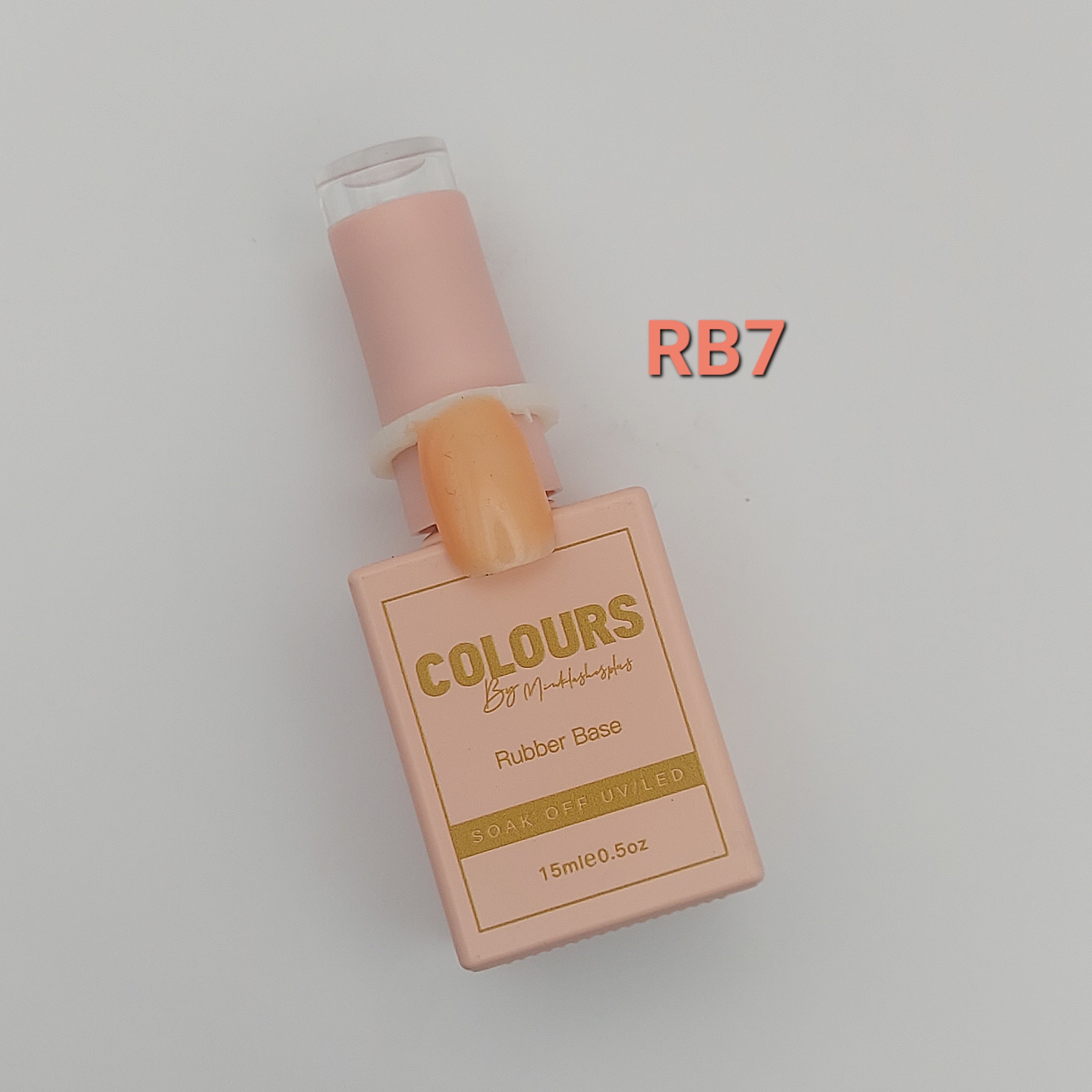 Rubber base gel polish (color may vary because of lighting)