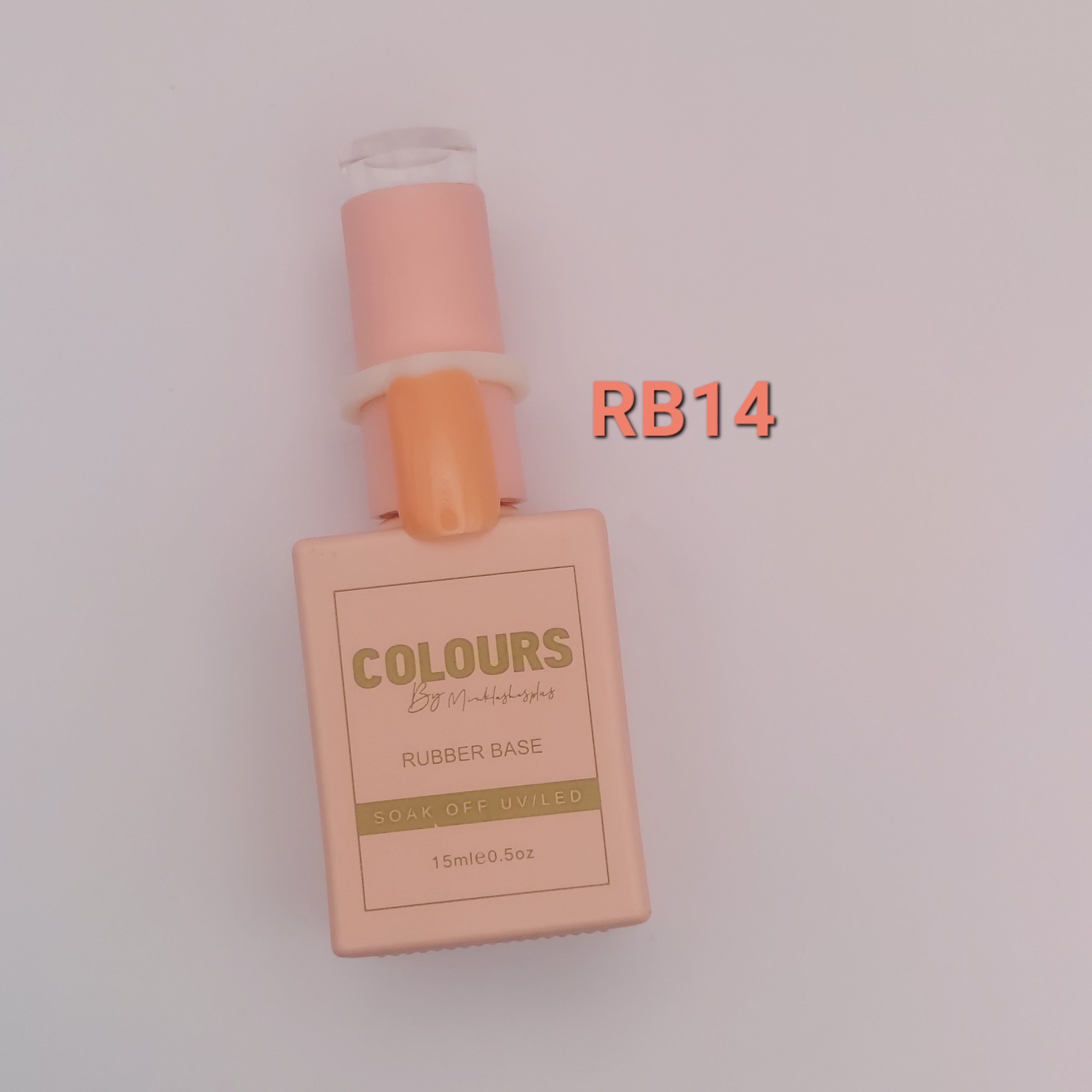 Rubber base gel polish (color may vary because of lighting)