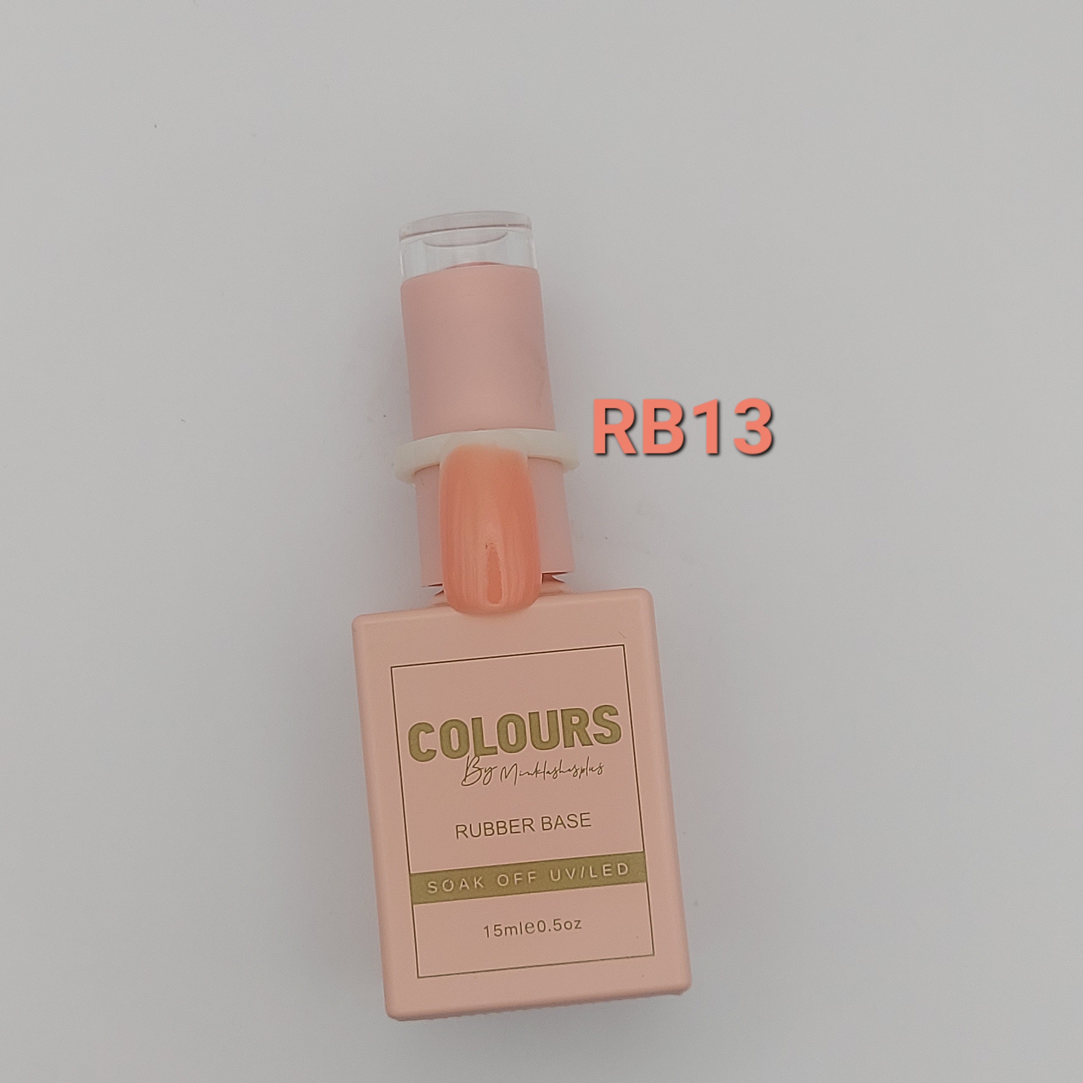 Rubber base gel polish (color may vary because of lighting)