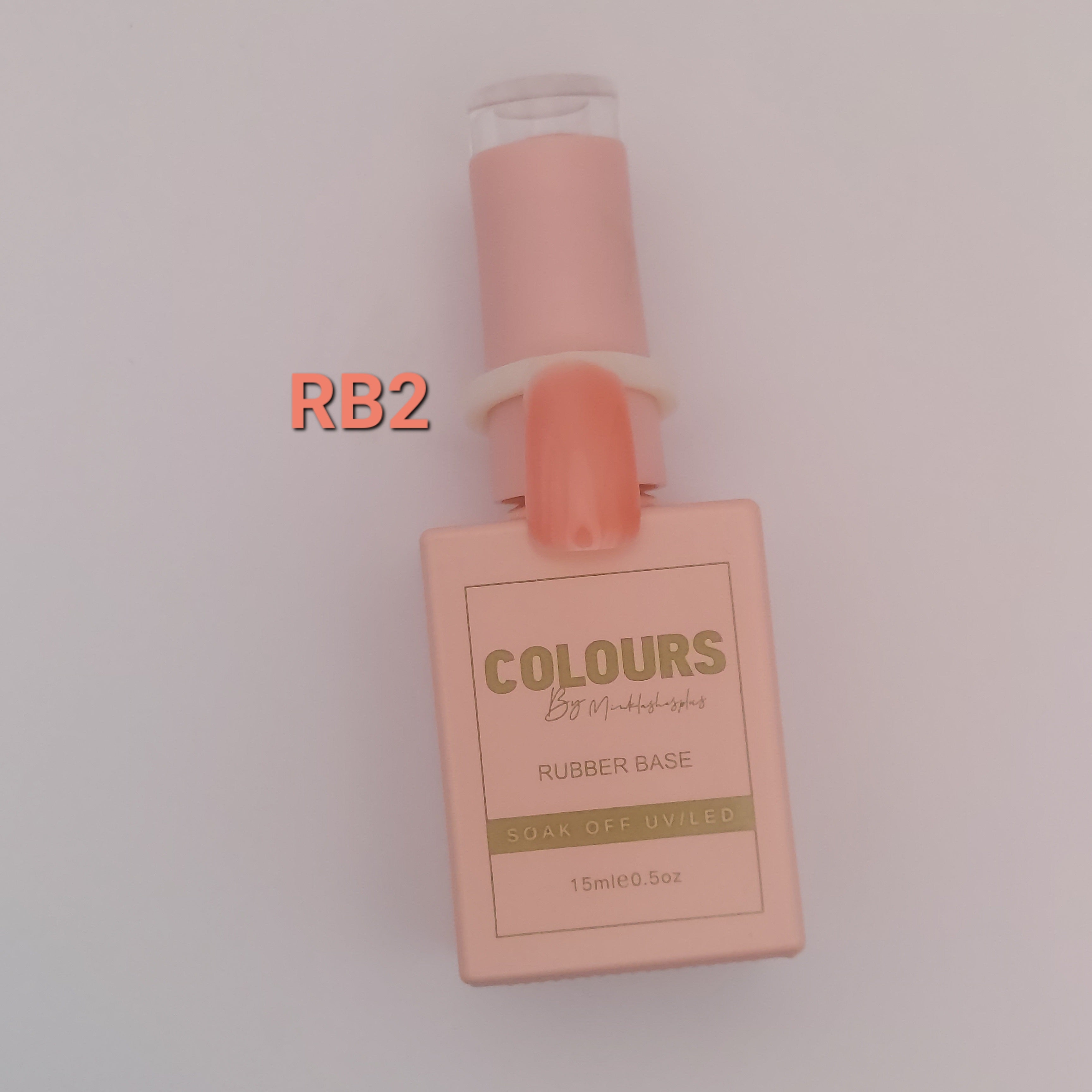 Rubber base gel polish (color may vary because of lighting)