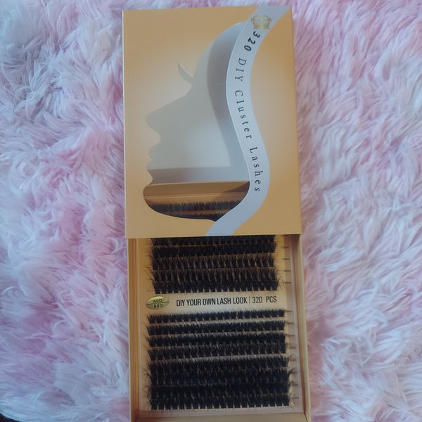 Cluster Lashes - 60D/80D 320 Pieces