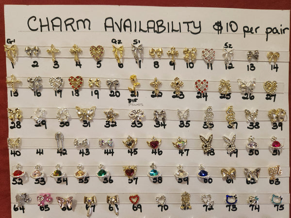 Nail charms