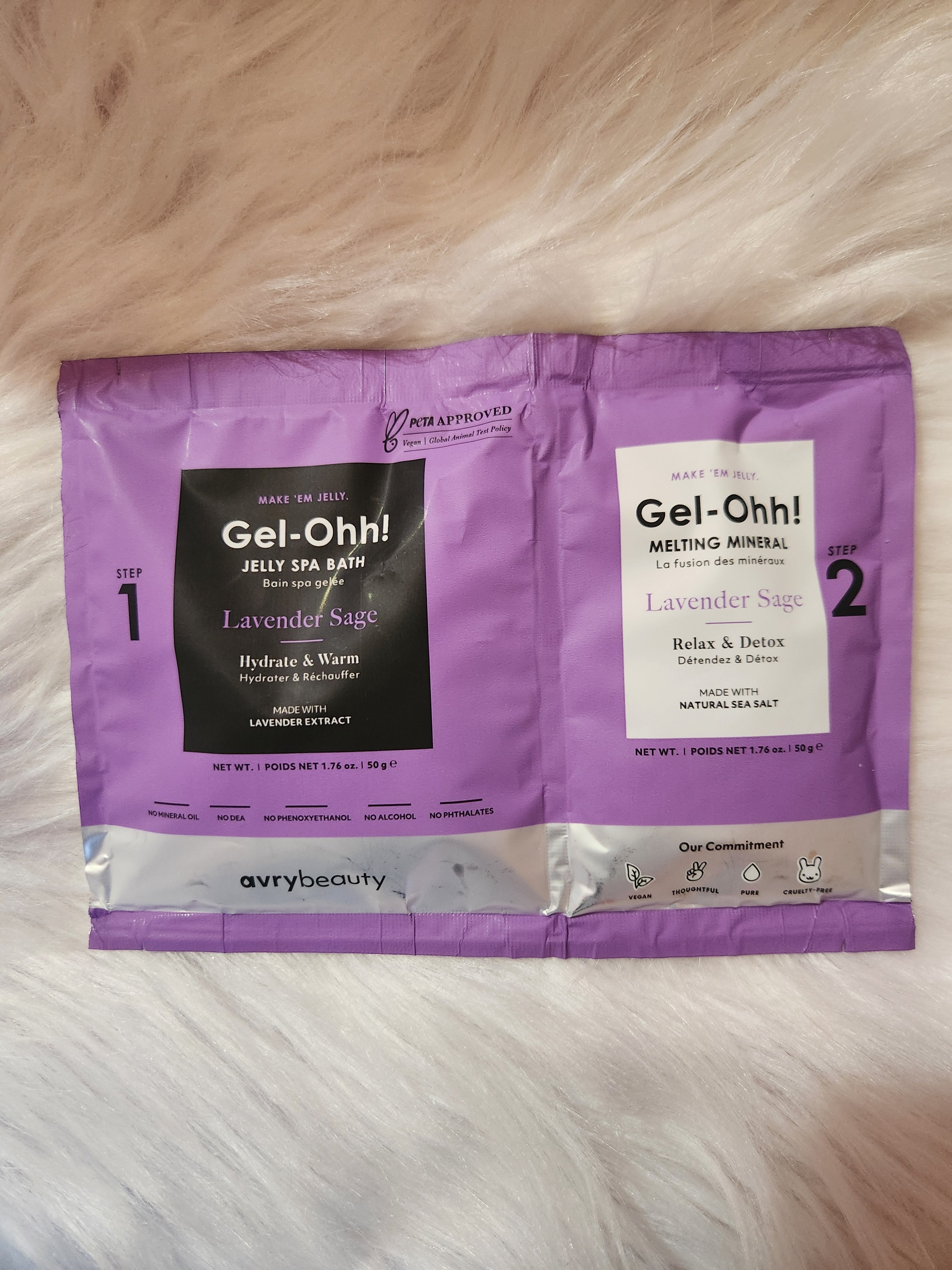 Jelly pedicure packs