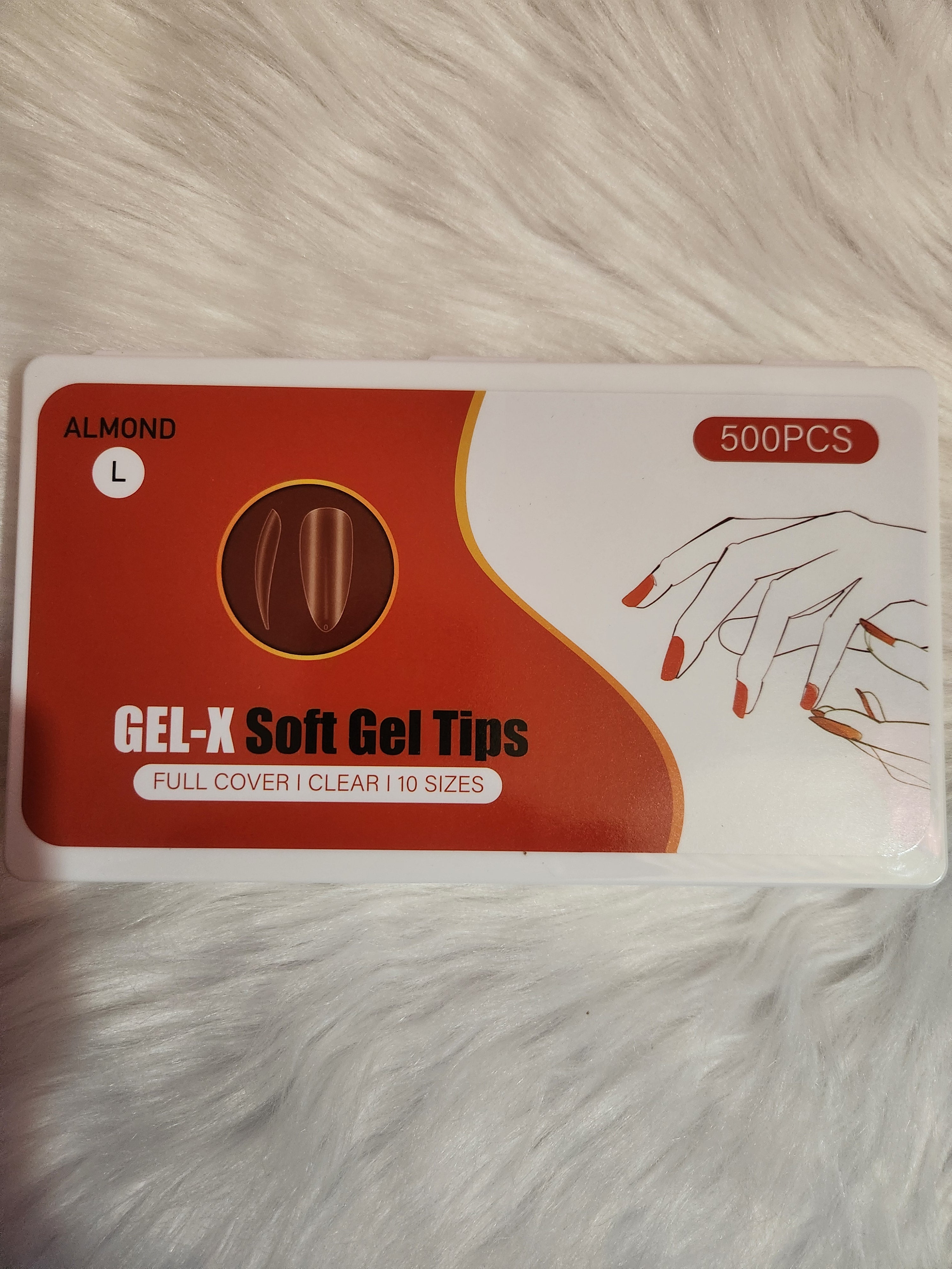 Soft gel tips