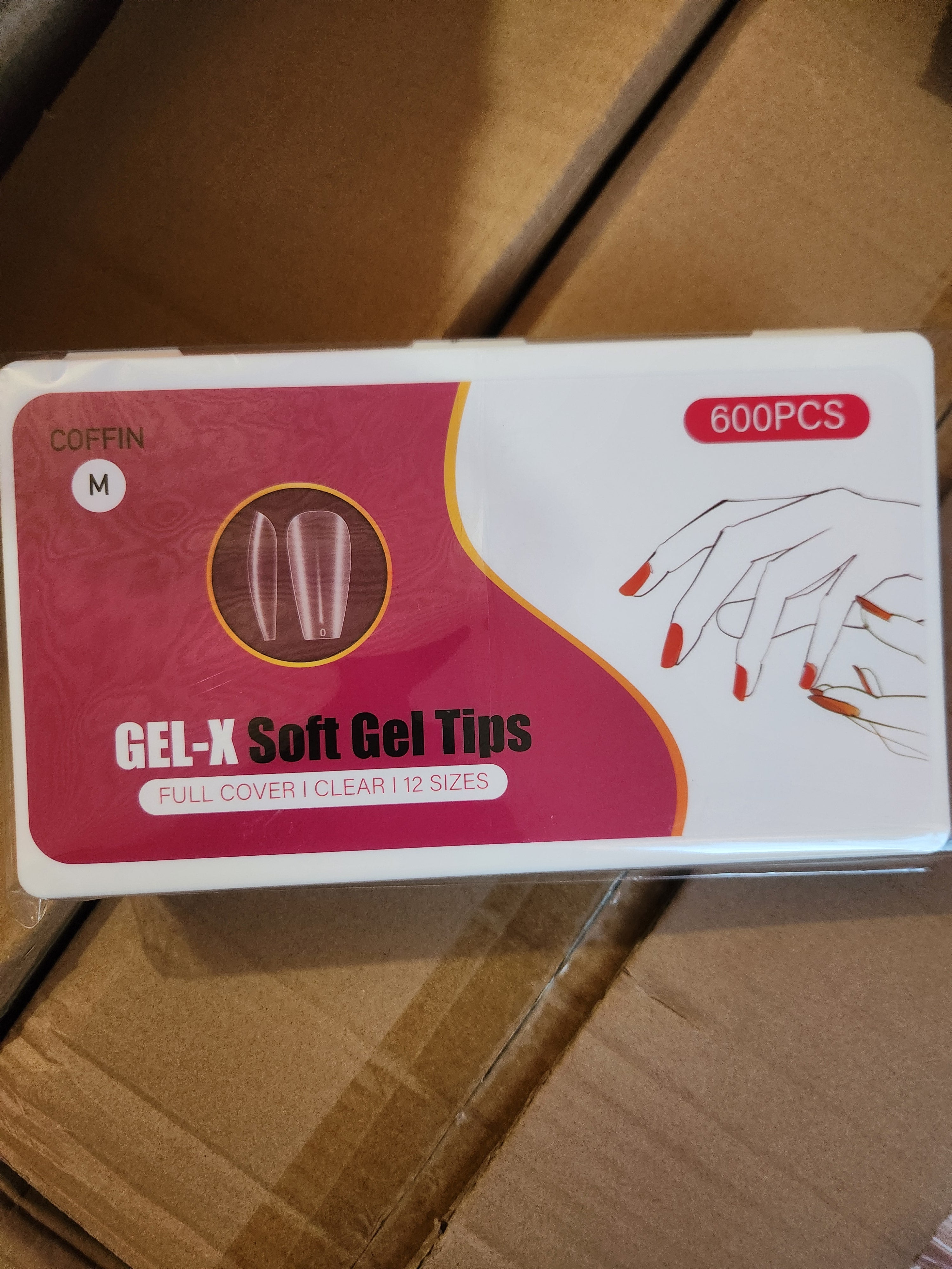 Soft gel tips