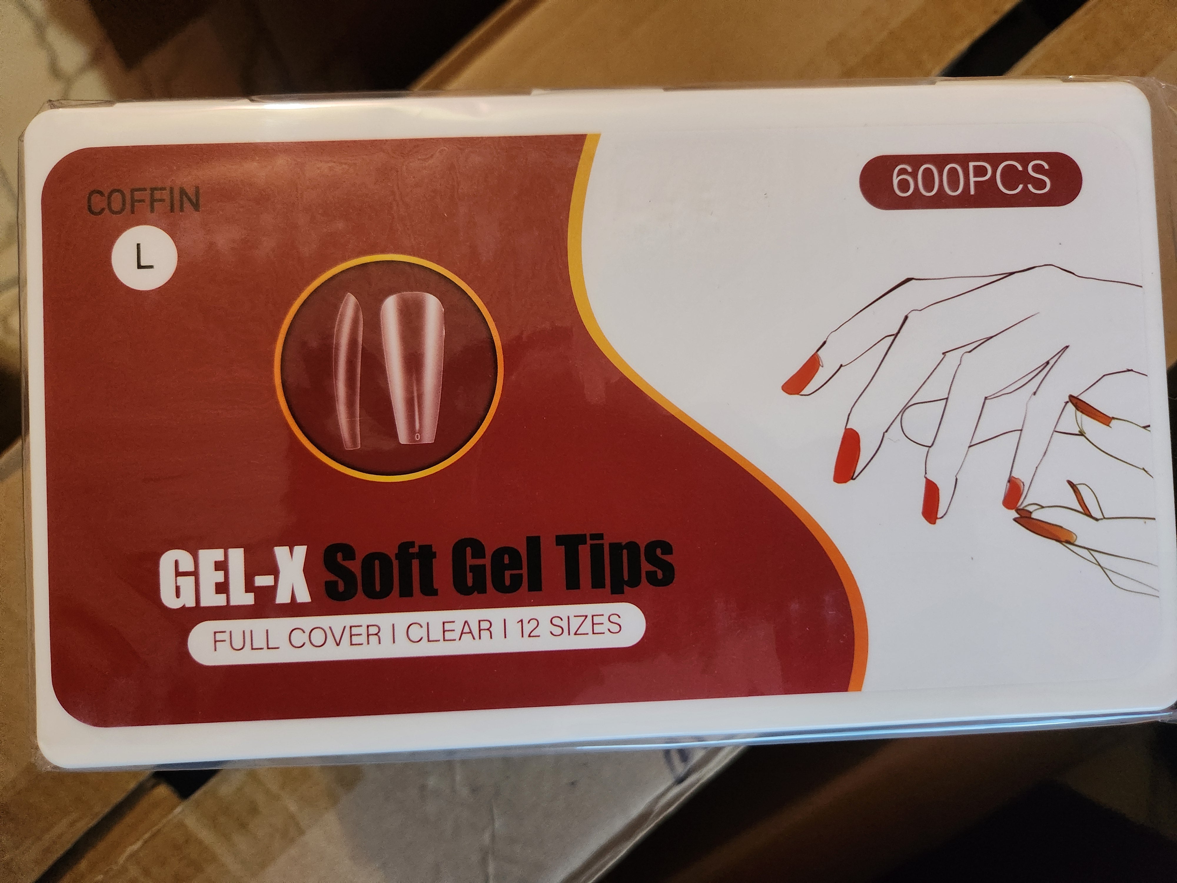 Soft gel tips