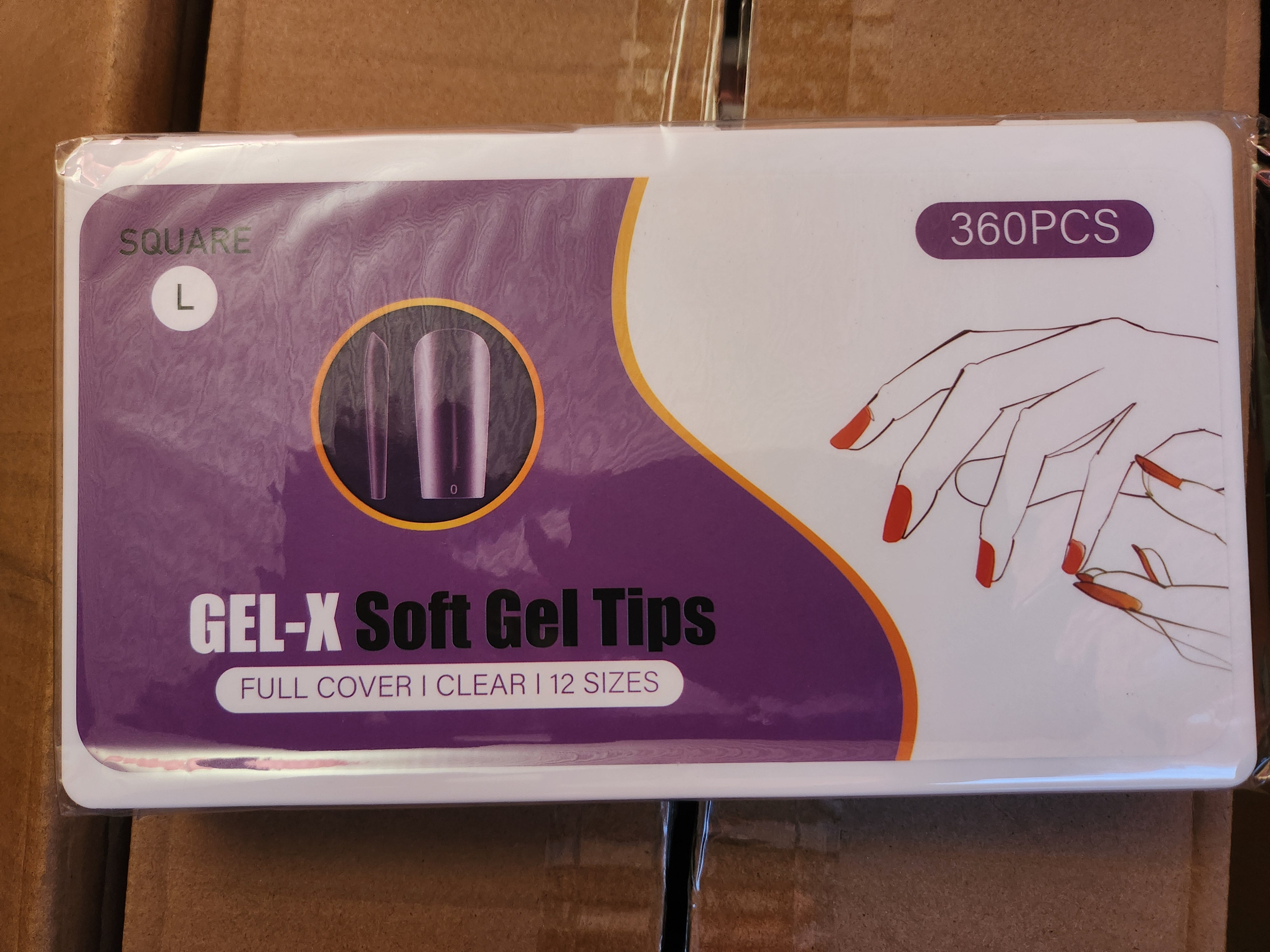 Soft gel tips