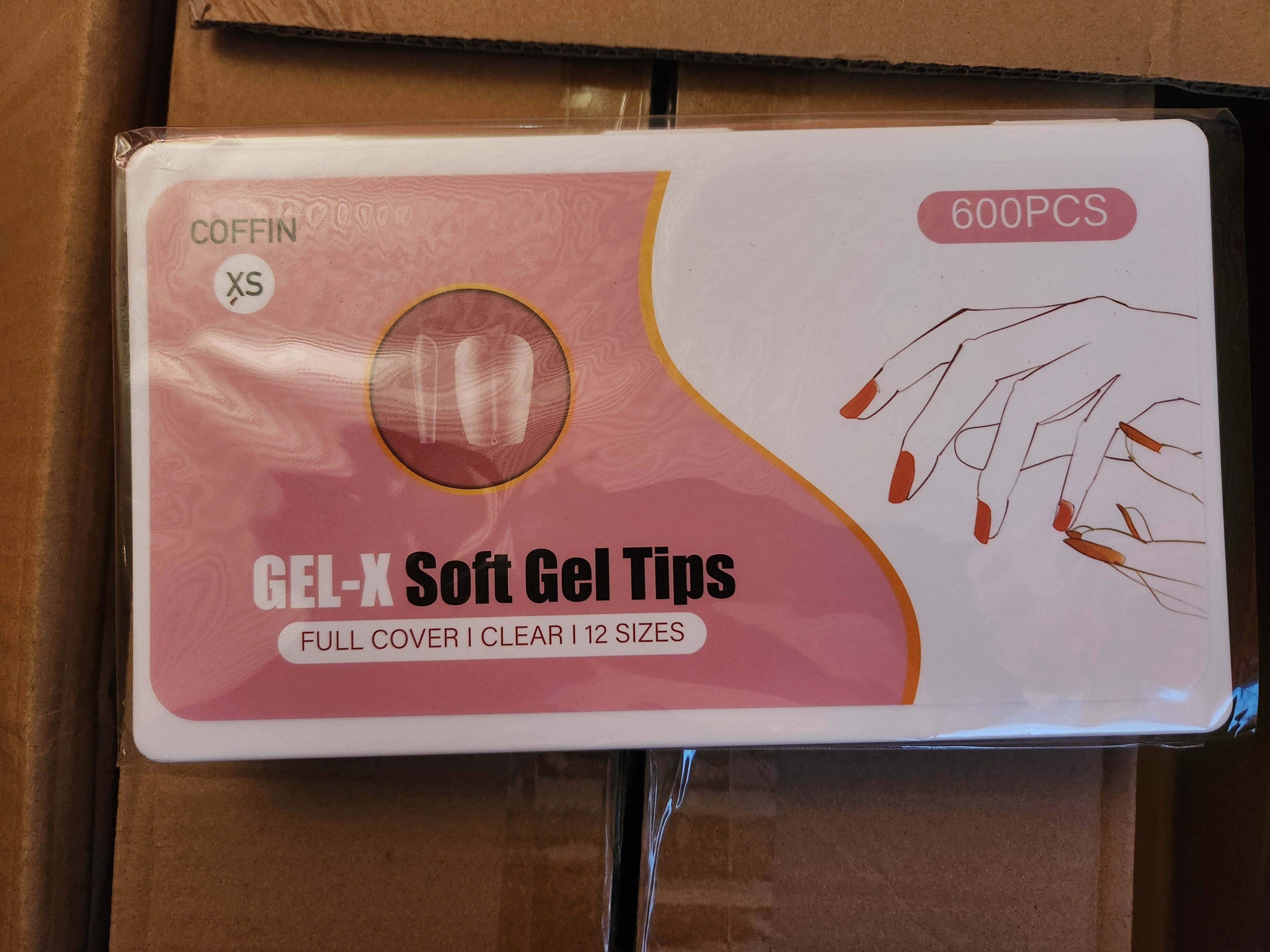 Soft gel tips