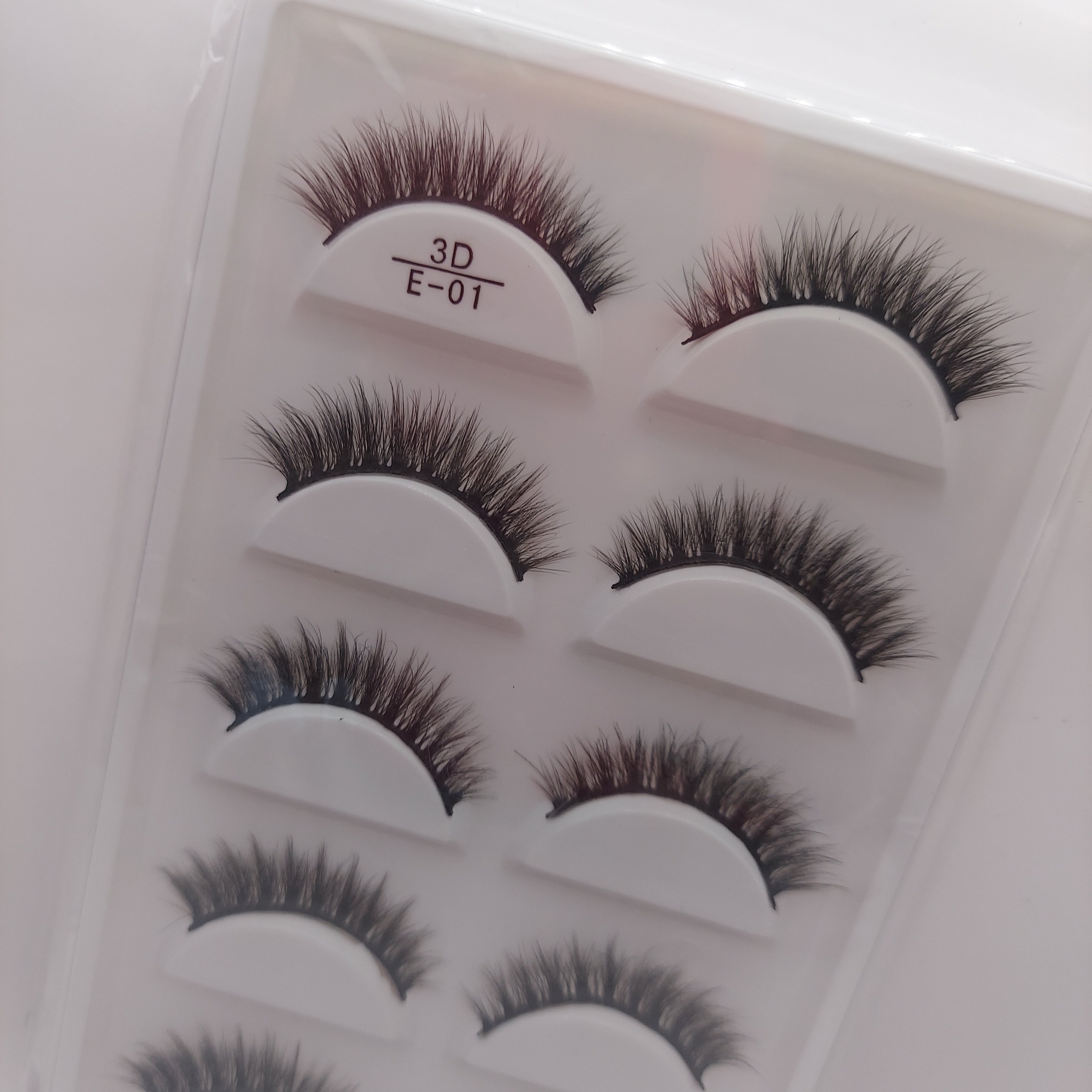 5 Pair Eyelashes - 3D E Series