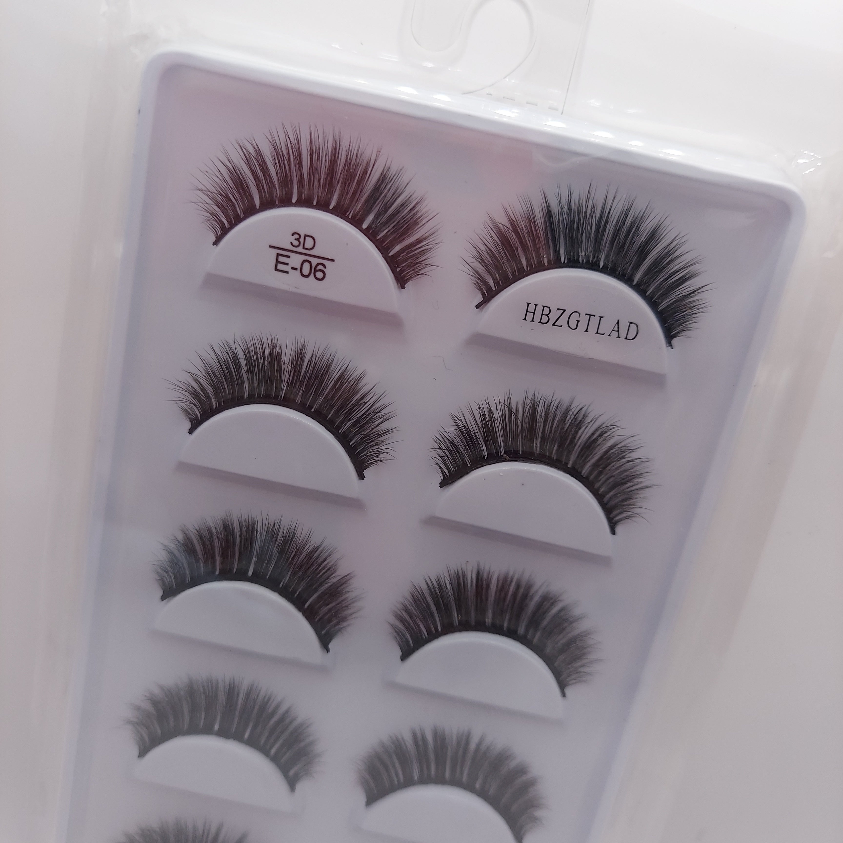 5 Pair Eyelashes - 3D E Series