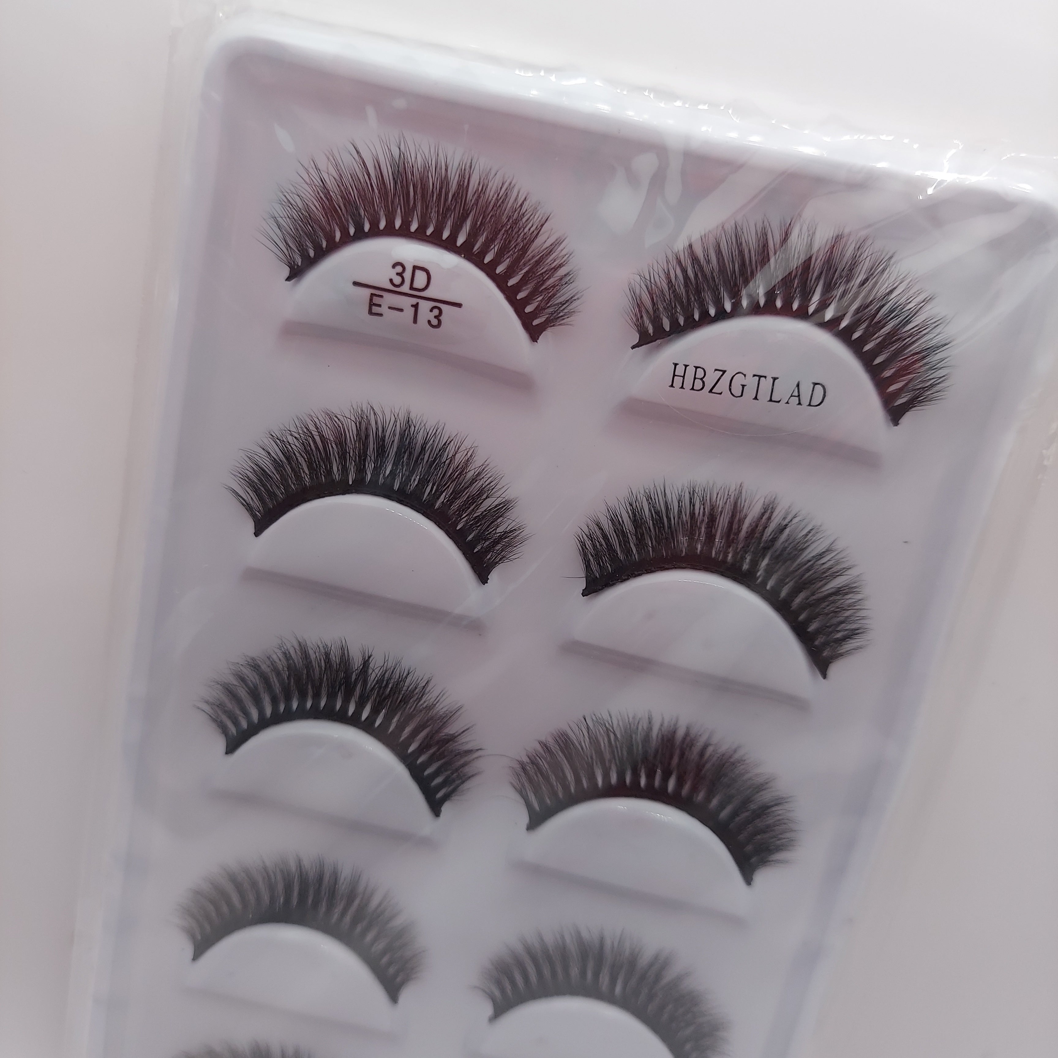 5 Pair Eyelashes - 3D E Series