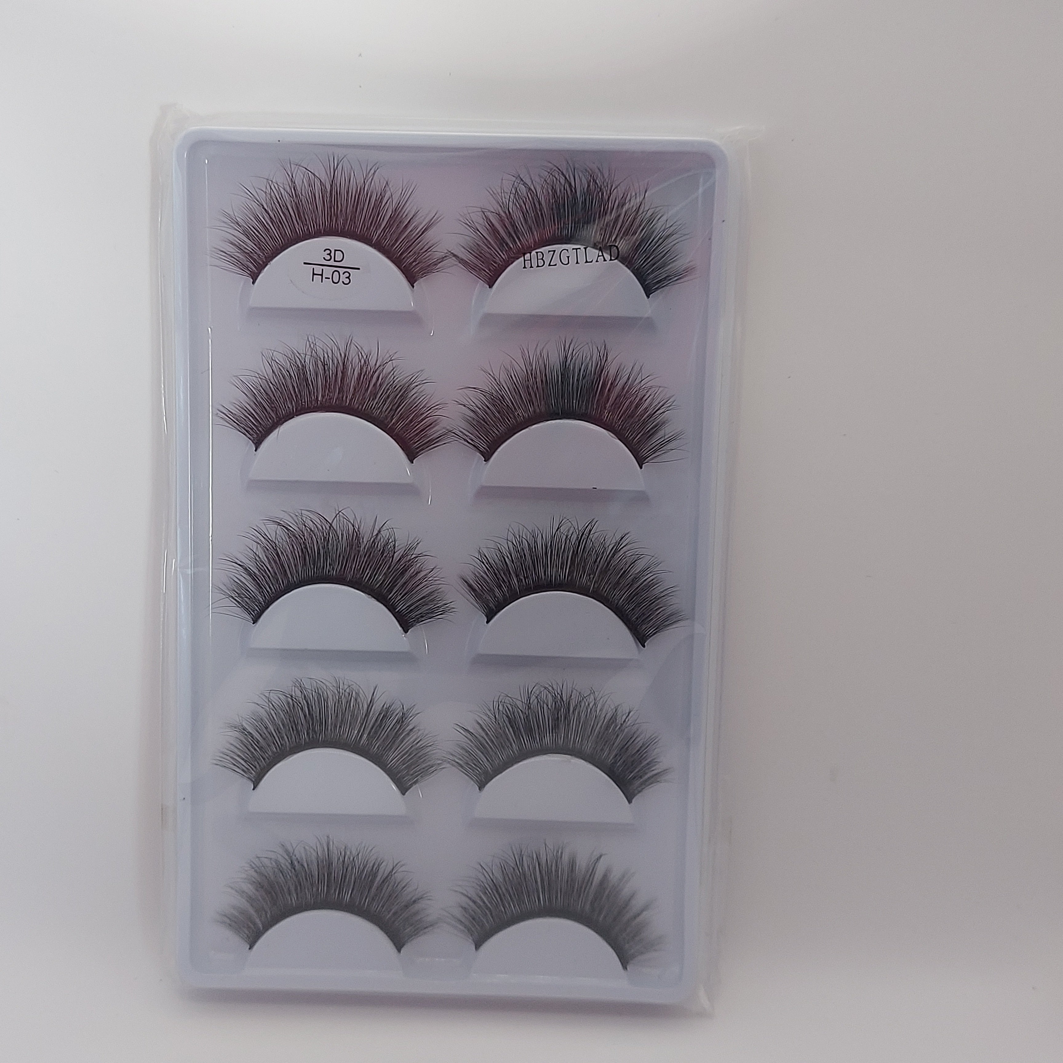 5 Pair Eyelashes - 3D H Series