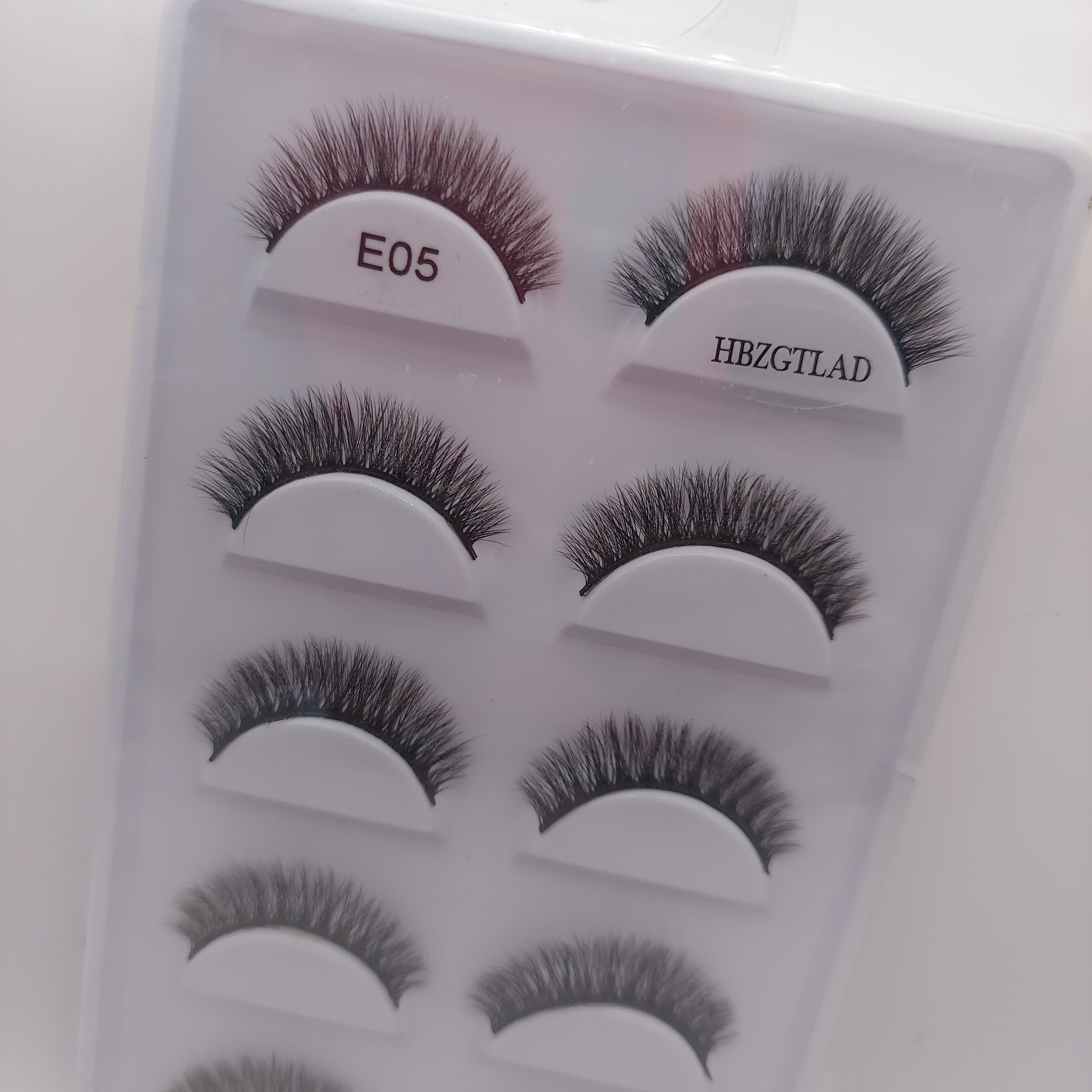 5 Pair Eyelashes - 3D E Series