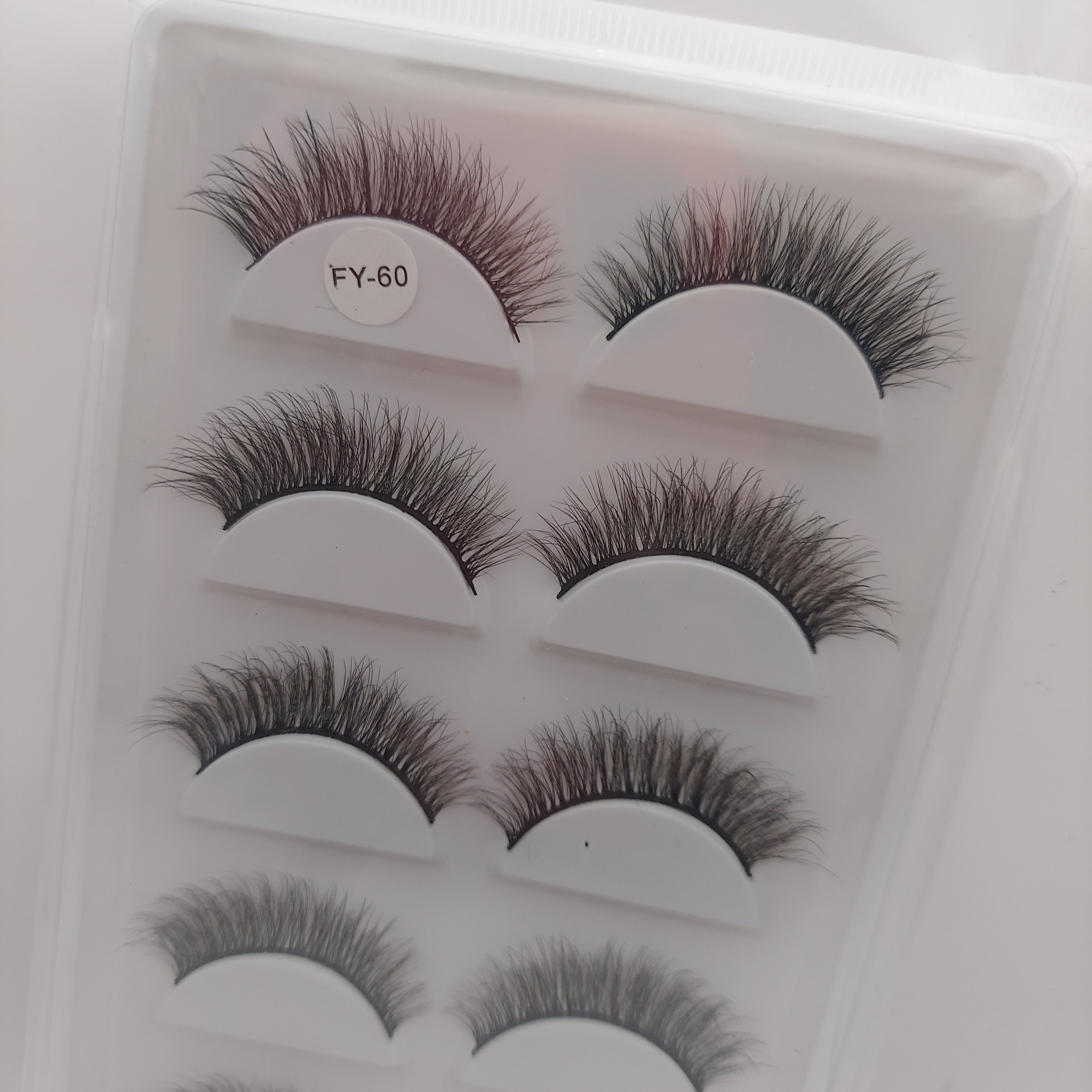 5 Pair Faux Mink Lashes - FY Series