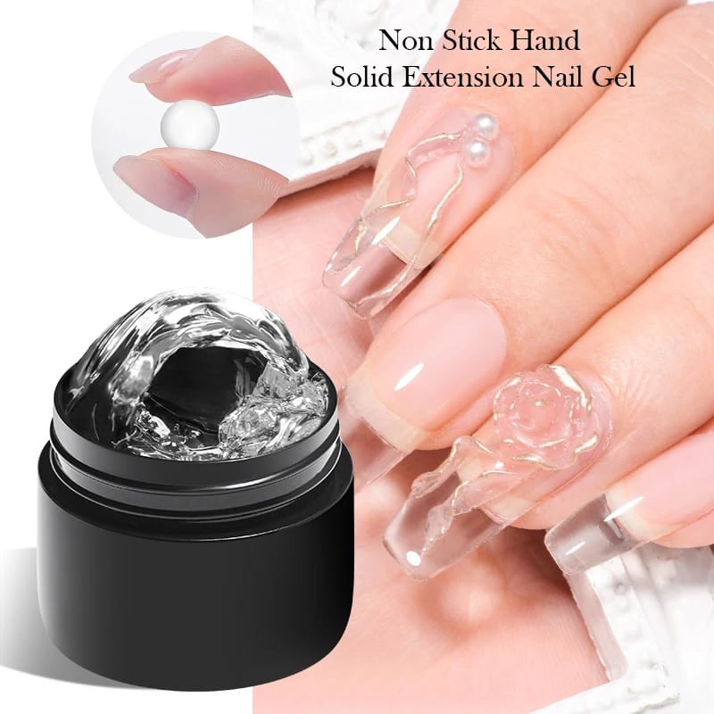 Solid extension gel