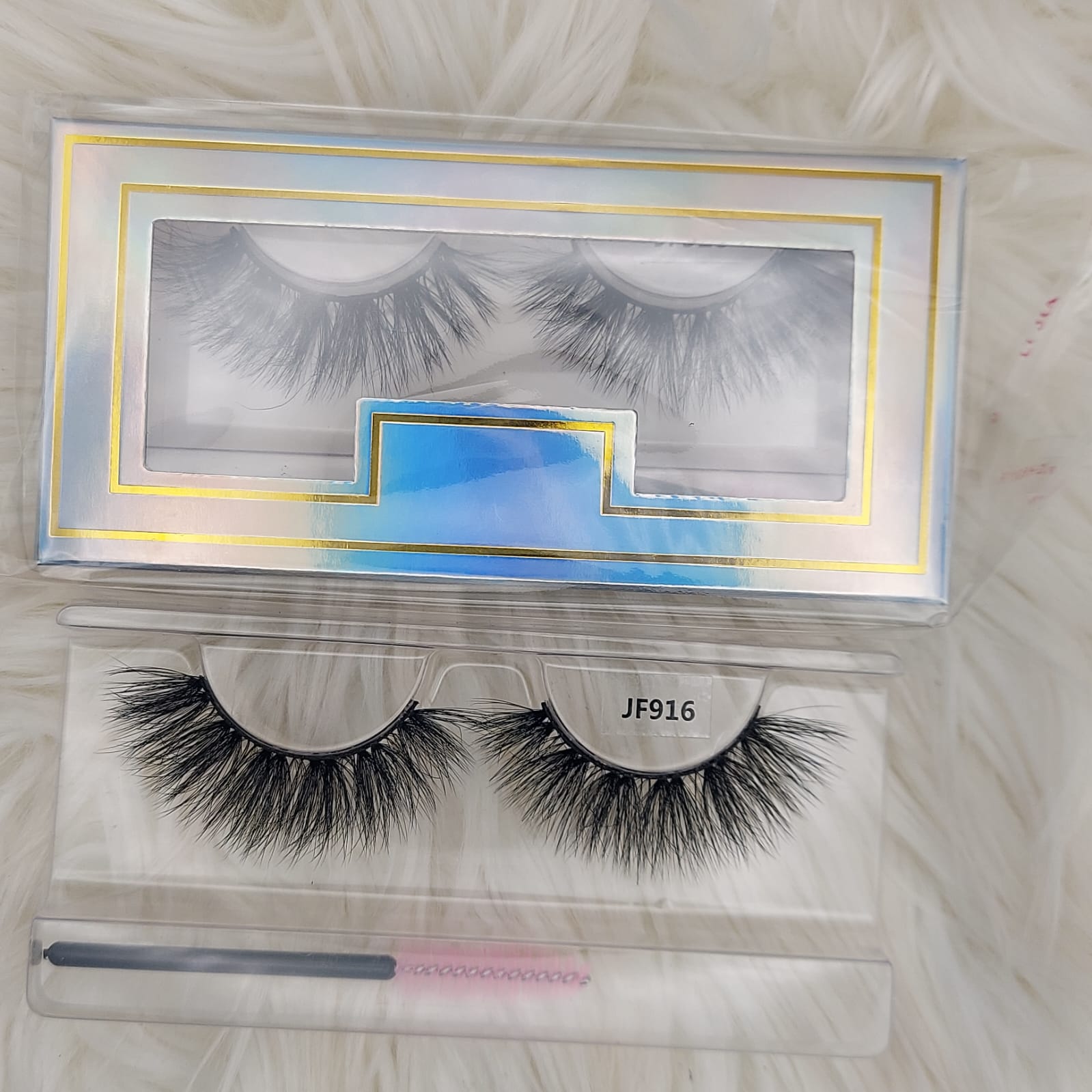 5D faux mink strip lashes (sold x 10 pieces)