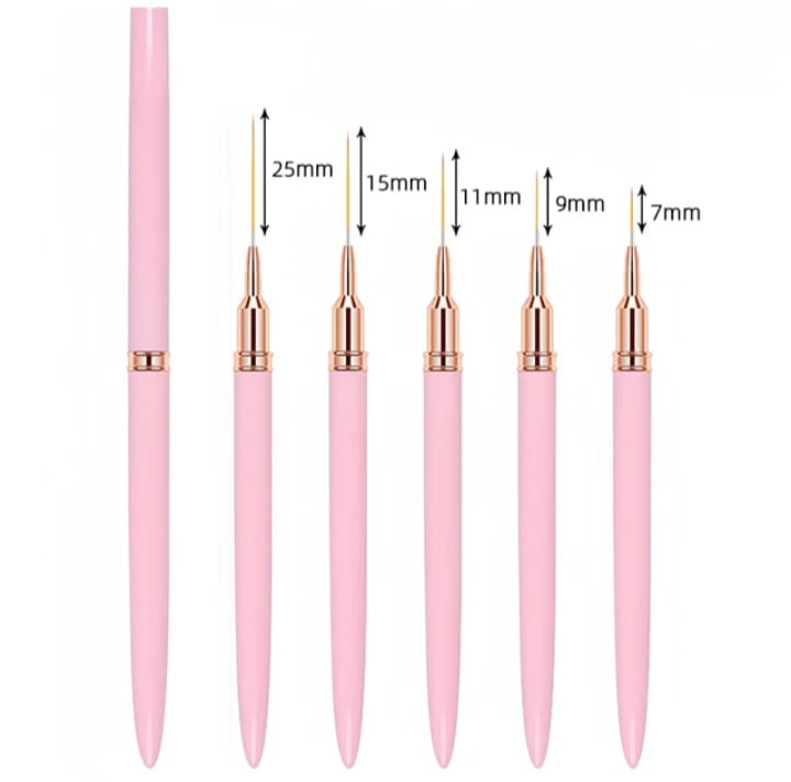 Nail art brushes