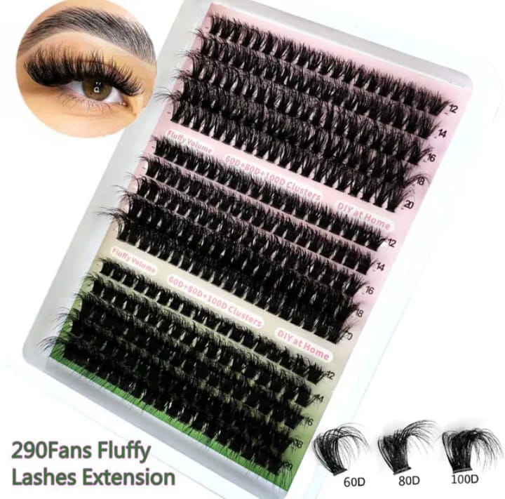 Cluster eyelashes