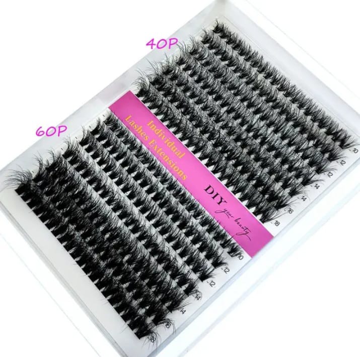 Cluster eyelashes 40P, 60P