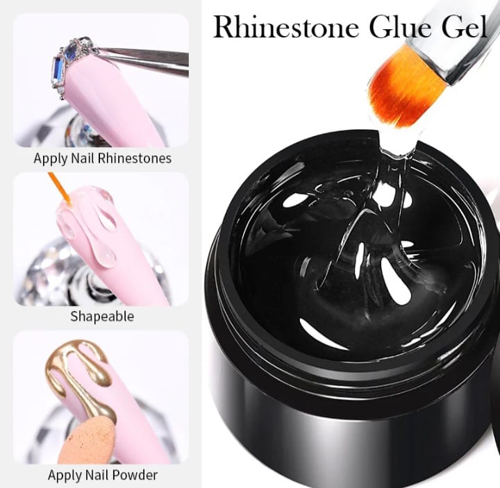 Rhinestone glue gel