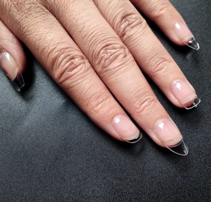 Soft gel nail tips