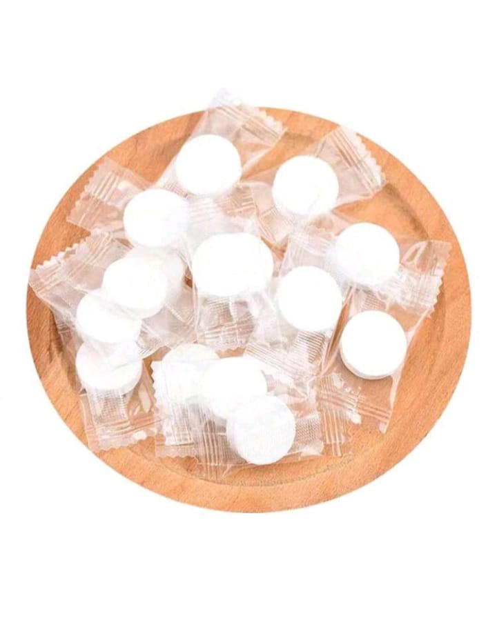 Compressed disposable towelettes