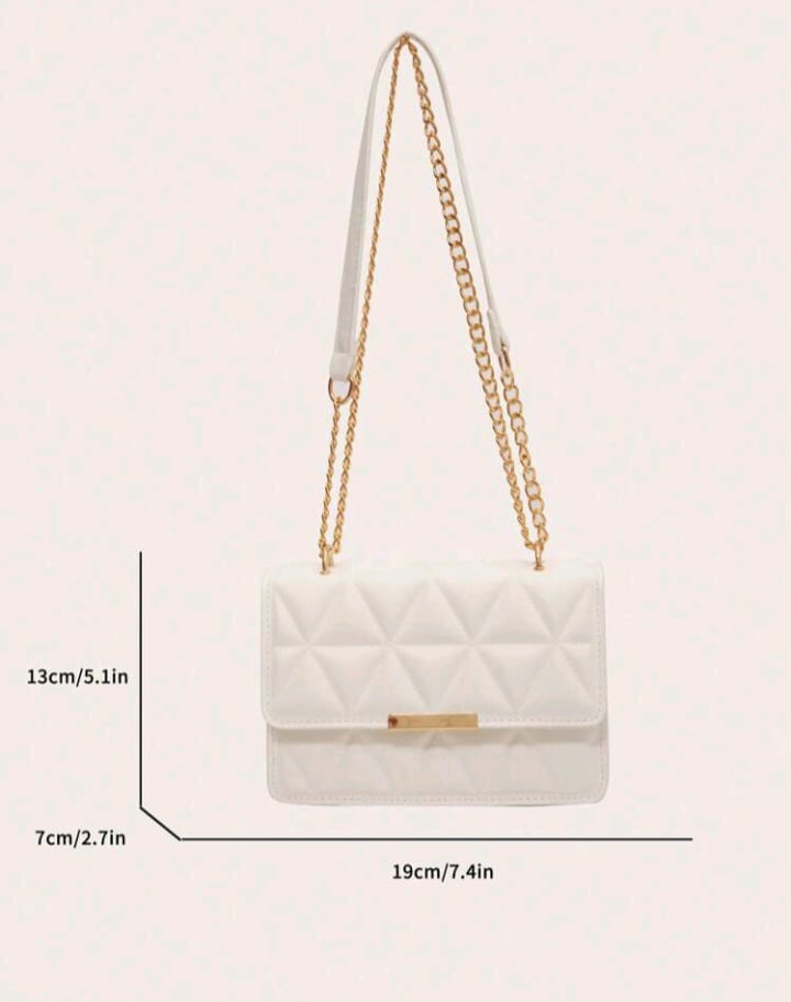 White handbag