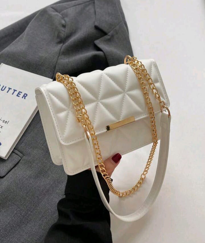 White handbag