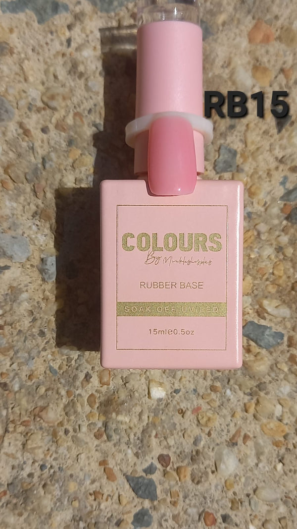 Rubber base gel polish (color may vary because of lighting)
