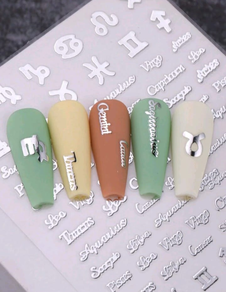 Nail art stickers
