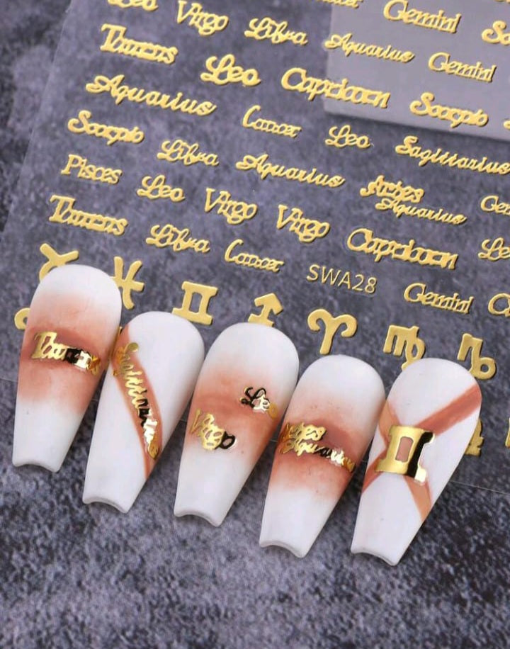 Nail art stickers