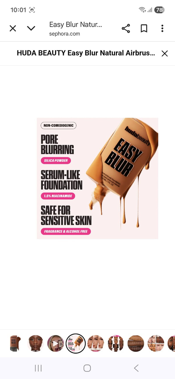 Huda Beauty Easy blurring foundation