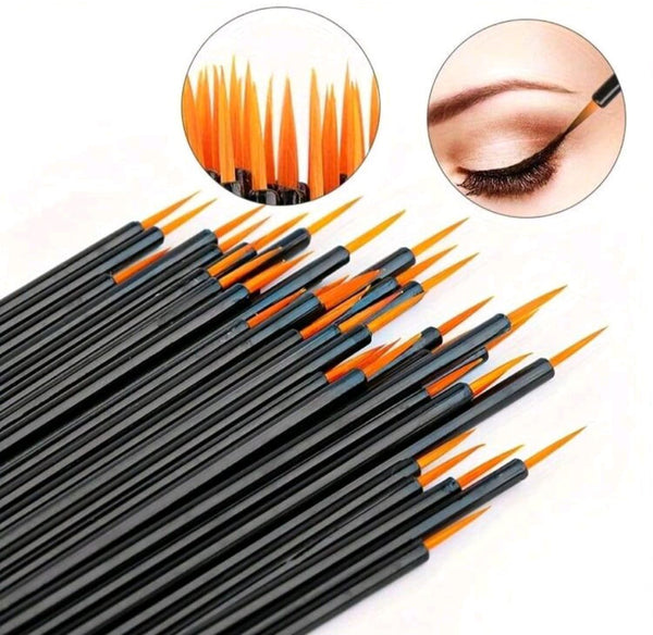 Disposable eyeliner brush